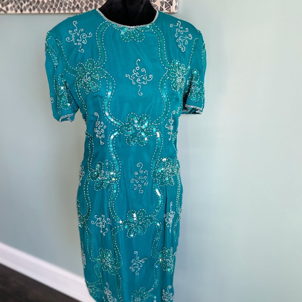 Vintage sequin & beaded dress